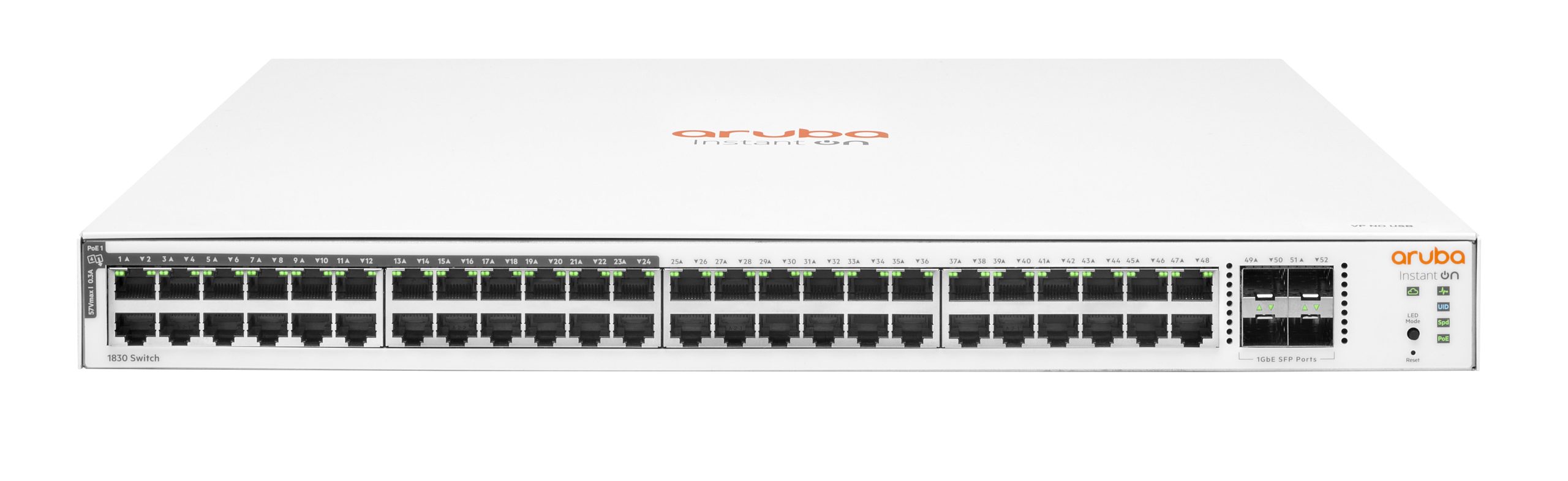 HPE Networking Instant On 1830 48-Port Smart PoE+ Switch (JL815A-ACC)